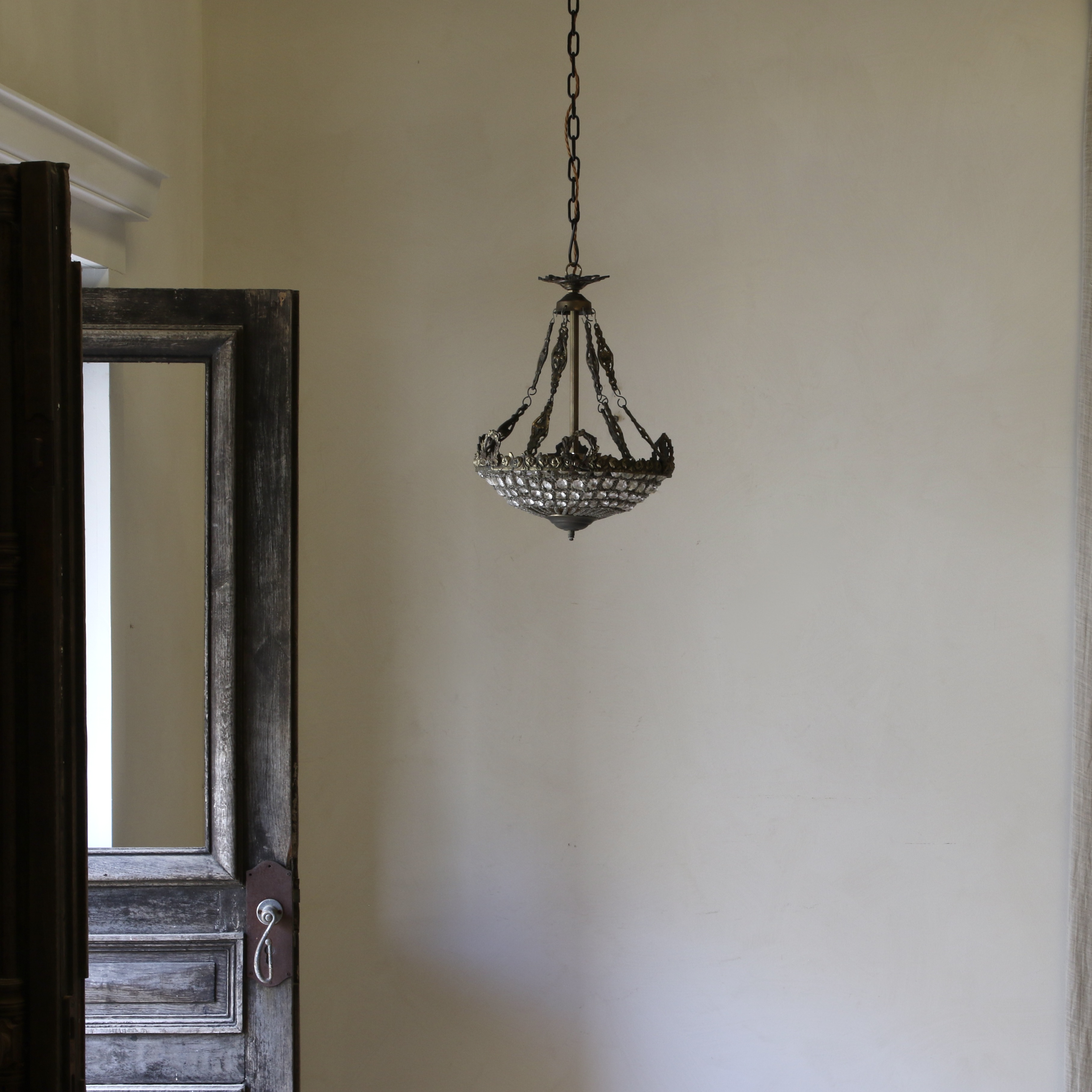 Small Basket Chandelier 